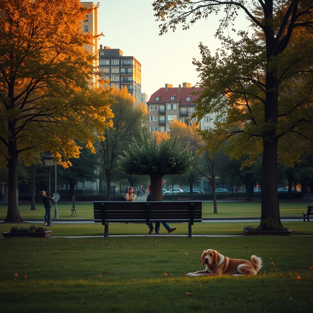 Eine Landschaft mit Bergen und einem See