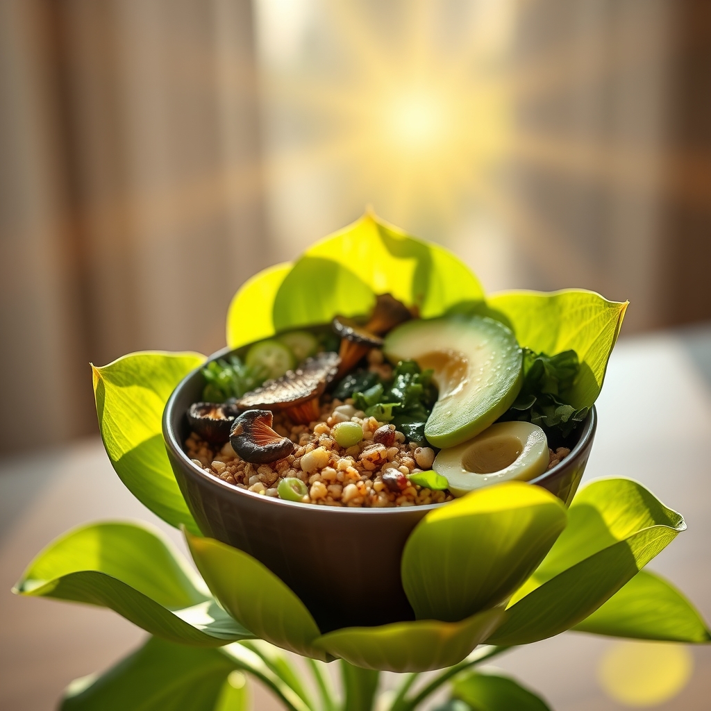 media-1-153 Japanische Power Quinoa Bowl mit Miso Avocado Dressing