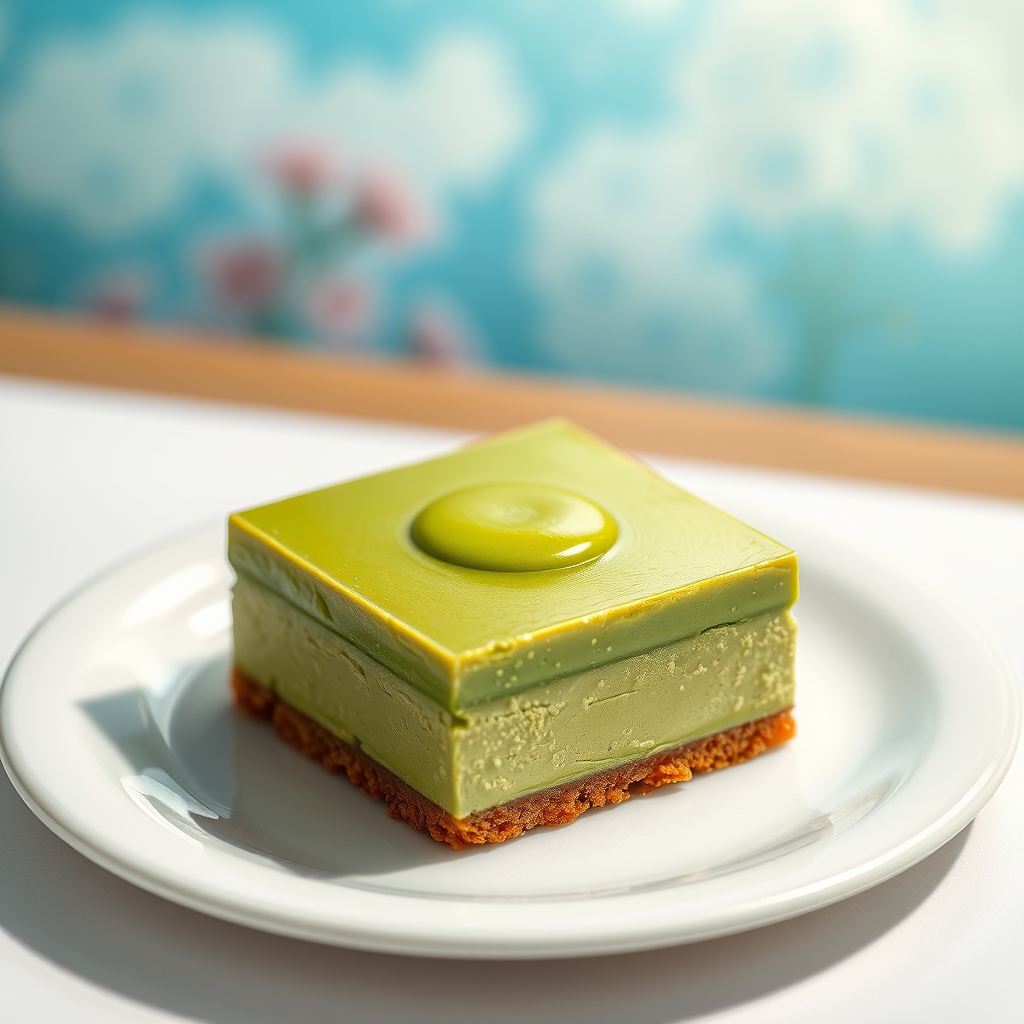 media-1-163 Japanisches Matcha-Kokosnacht-Dessert ohne Zucker