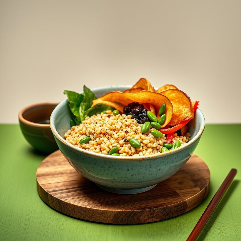 media-1-171 Japanische Superfood-Bowl mit gegrilltem Miso-Lachs und Edamame-Quinoa