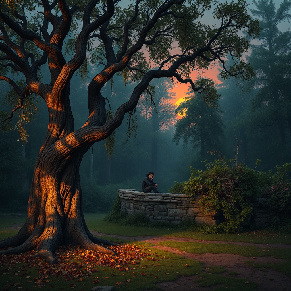 Eine Landschaft mit Bergen und einem See