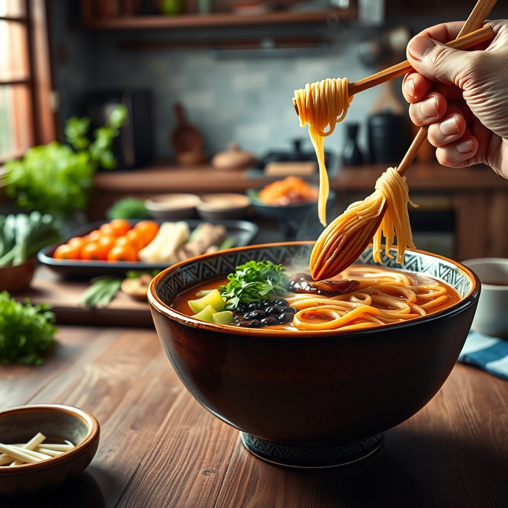 media-1-407 Japanische Miso-Ramen Power Bowl mit Shoyu-Edamame