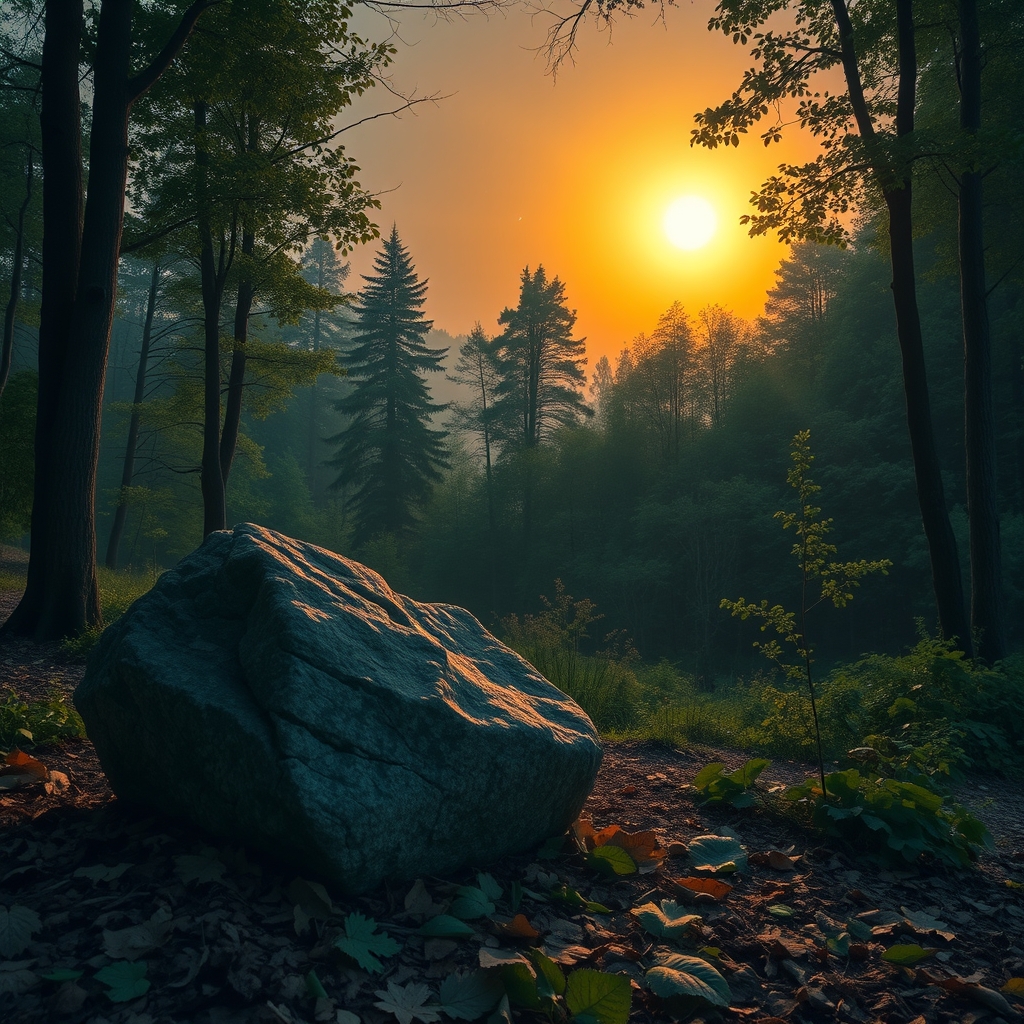 Eine deutsche Landschaft mit Bergen und einem See