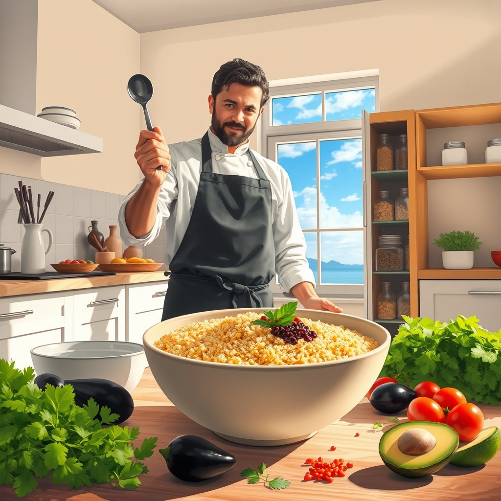 media-1-667 Peruanische Superfood-Bowl mit Quinoa, Amaranth & Aji Verde