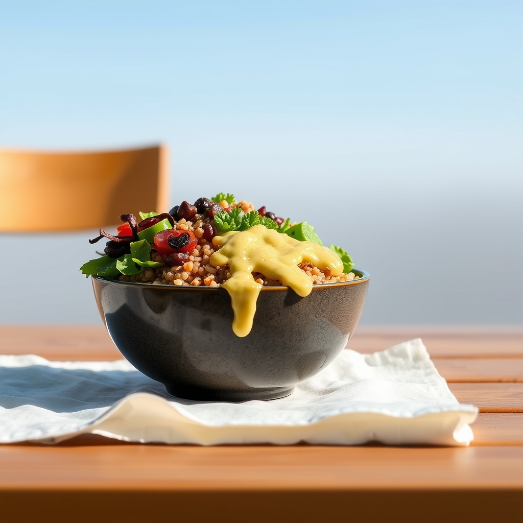 media-1-88 Japan Power-Bowl mit Quinoa Edamame und Miso Avocado Dressing