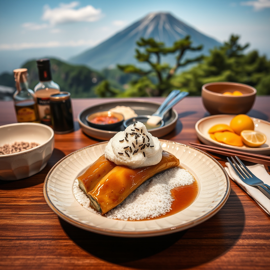 media-1-1029 Japanischer Miso Glasierte Auberginen mit Yuzu Kokos Foam und knusprigem Schwarzem Sesam