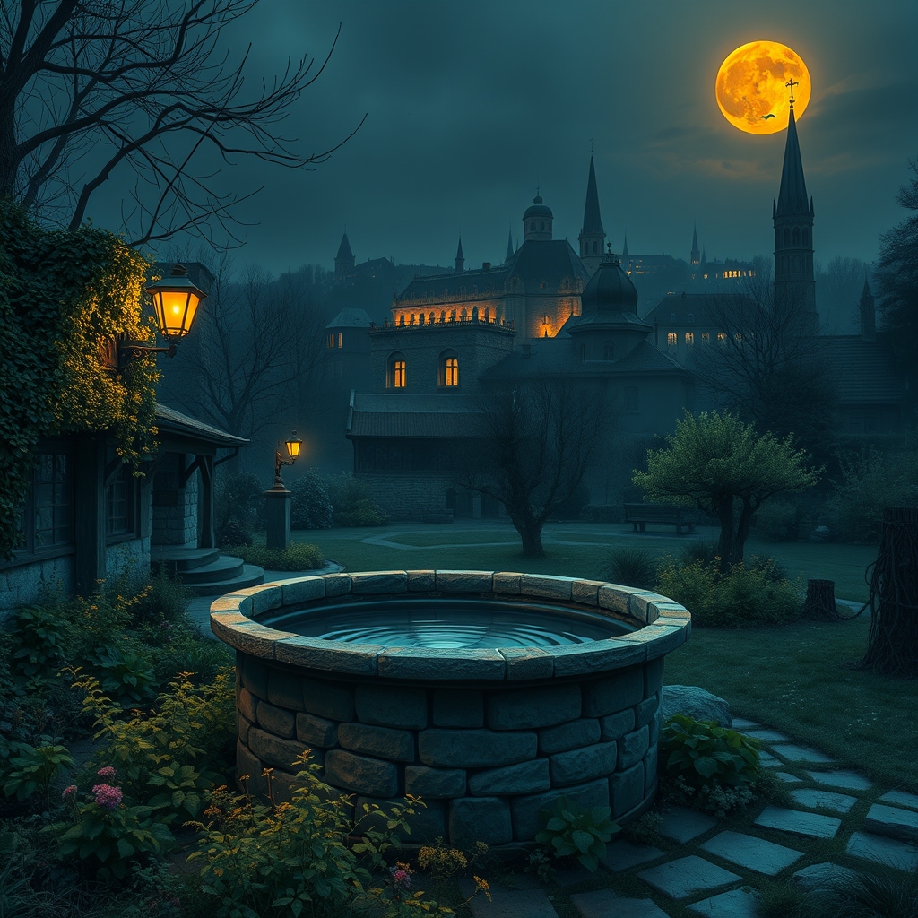 Eine deutsche Landschaft mit Bergen und einem See