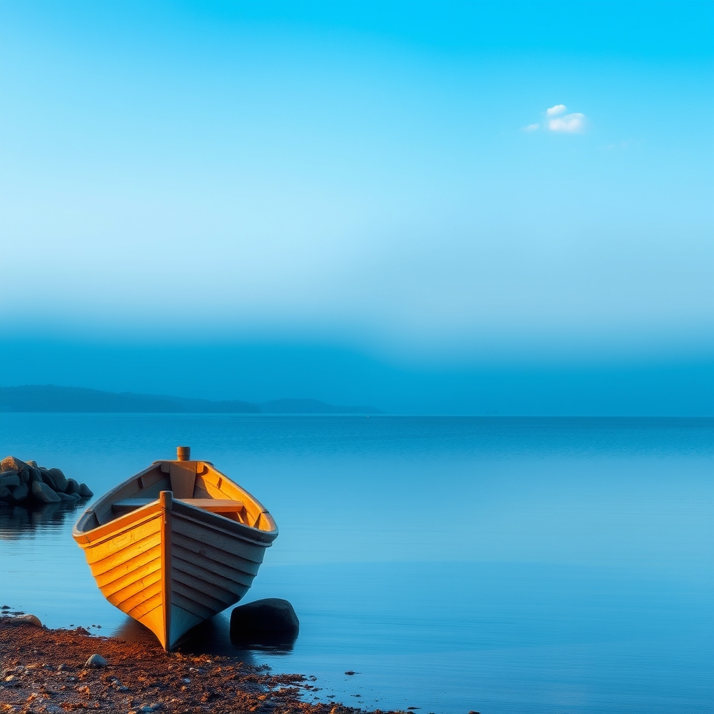 Eine deutsche Landschaft mit Bergen und einem See