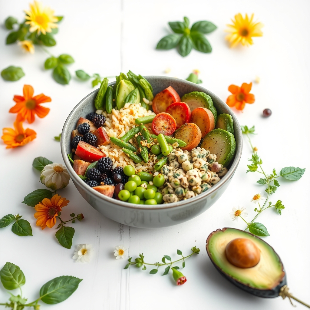 media-1-1299 Japanische Power-Bowl mit Tahini-Miso-Dressing und gegrilltem Edamame