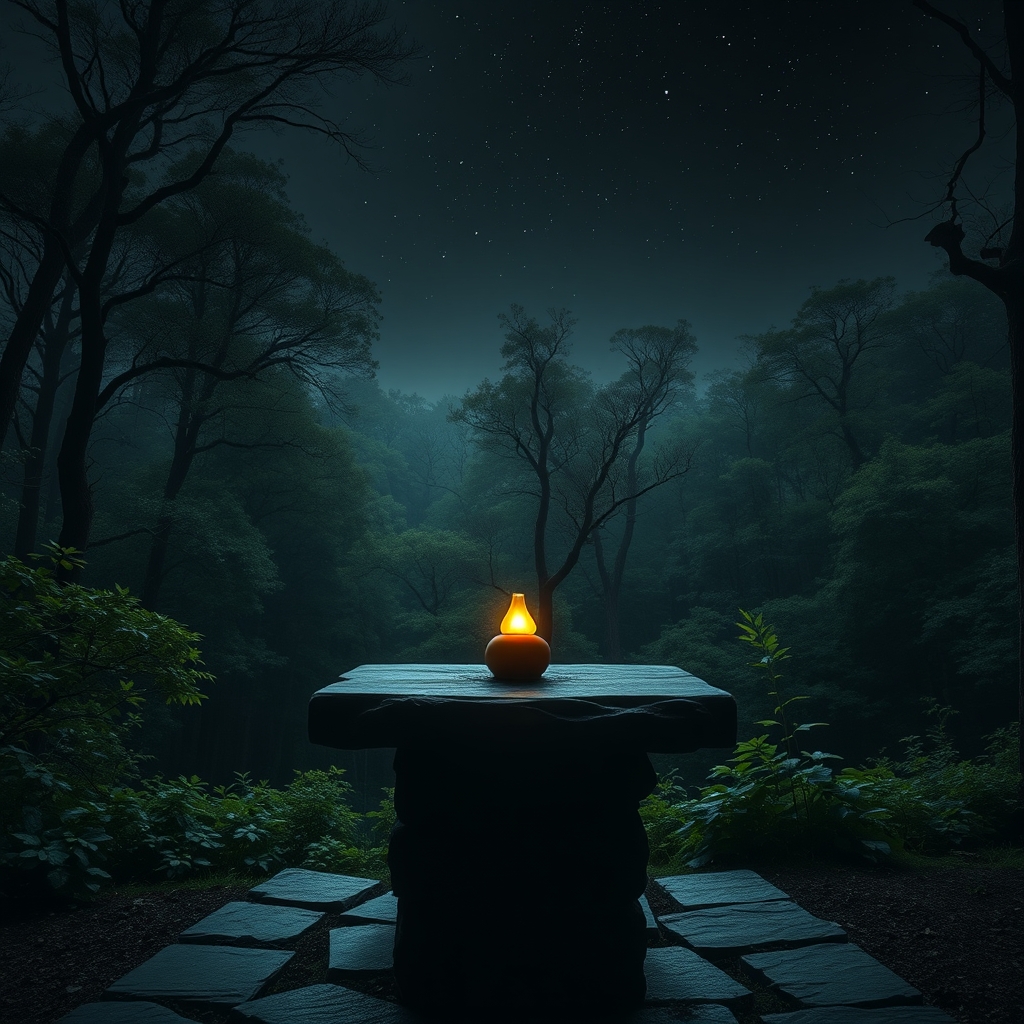 Ein Bild von einer grünen Wiese mit einem blauen Himmel