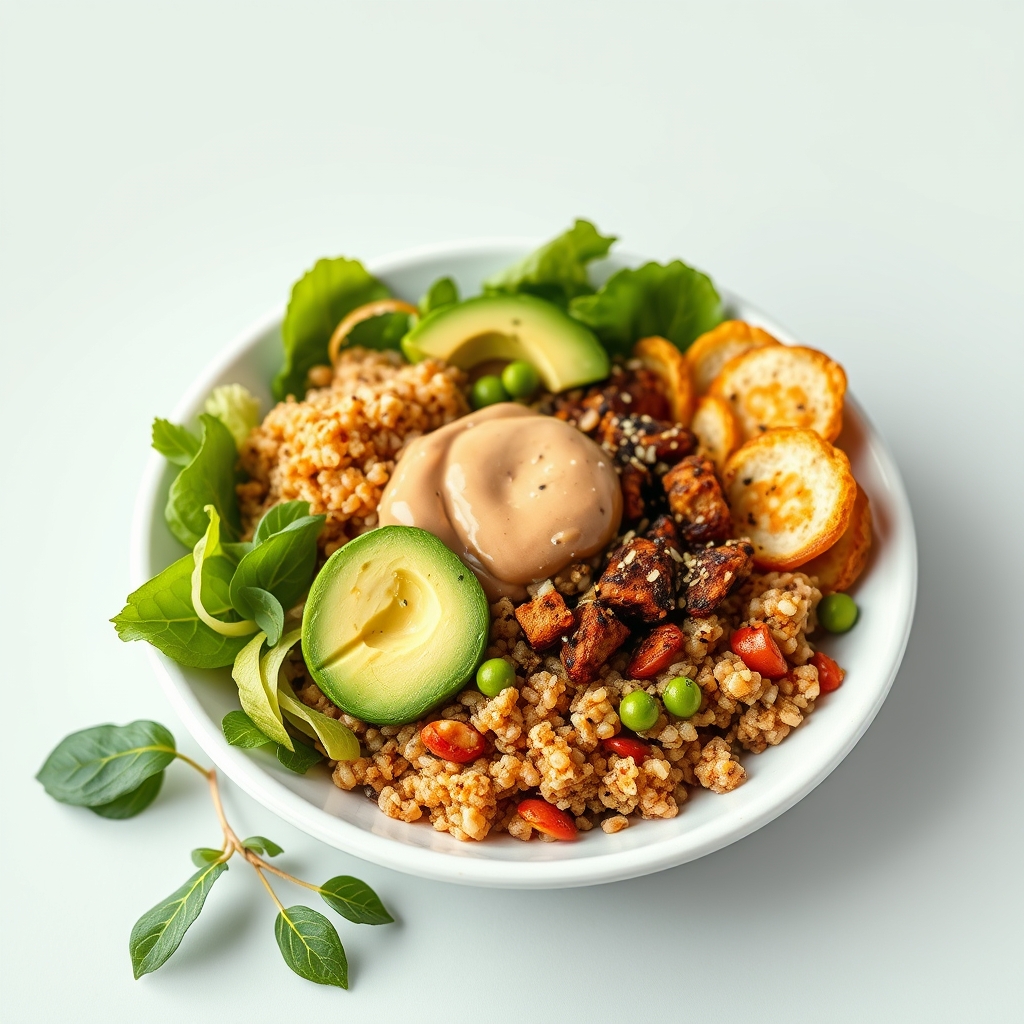 media-1-1314 Japanische Power-Sushi-Bowl mit Quinoa-Falafel und Yuzu-Tahin-Sauce