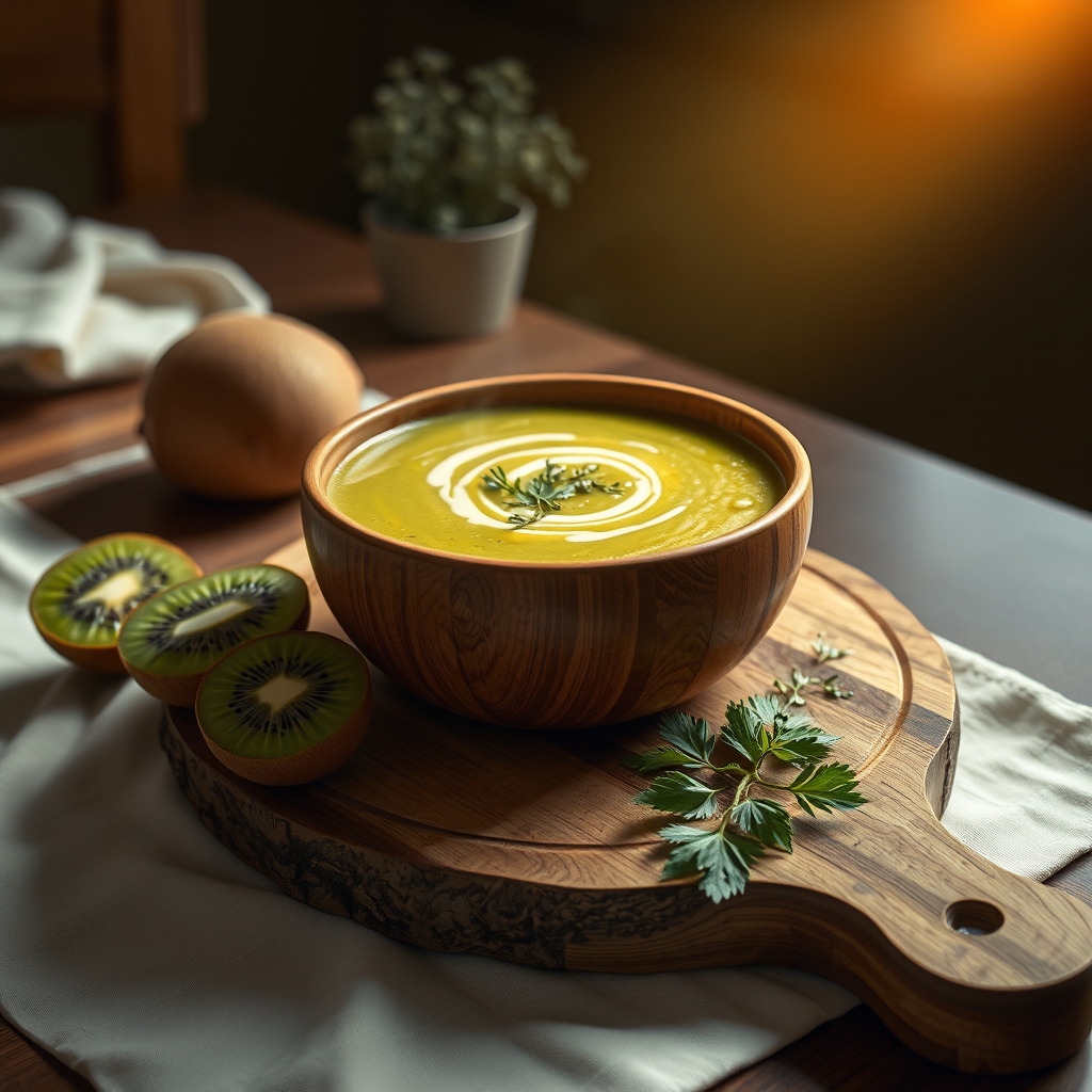 media-1-1425 Powerbowl der Maori: Manuka-Honig & Kiwi-glasierte Grünkohl-Kokos-Krautsuppen