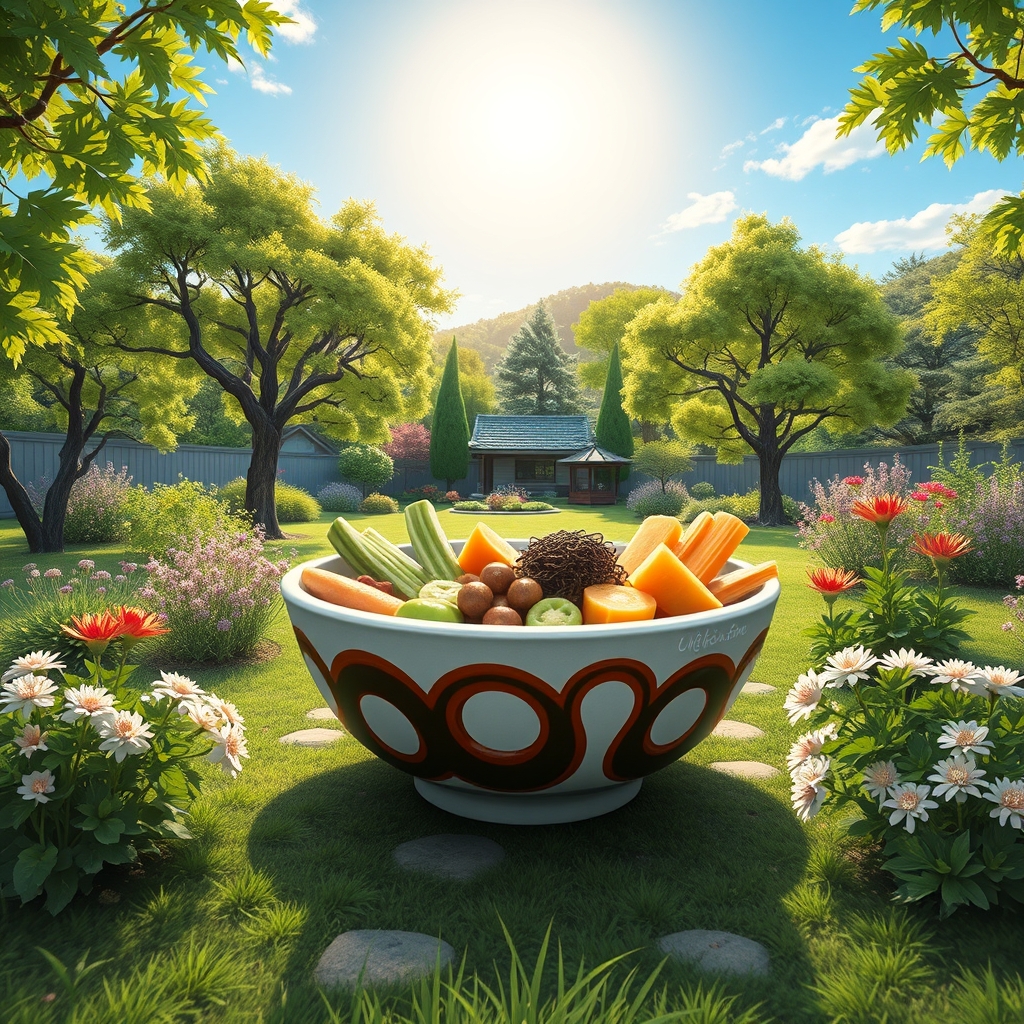 media-1-1491 Japanische Power-Bowl mit Miso-Kokos-Karotten