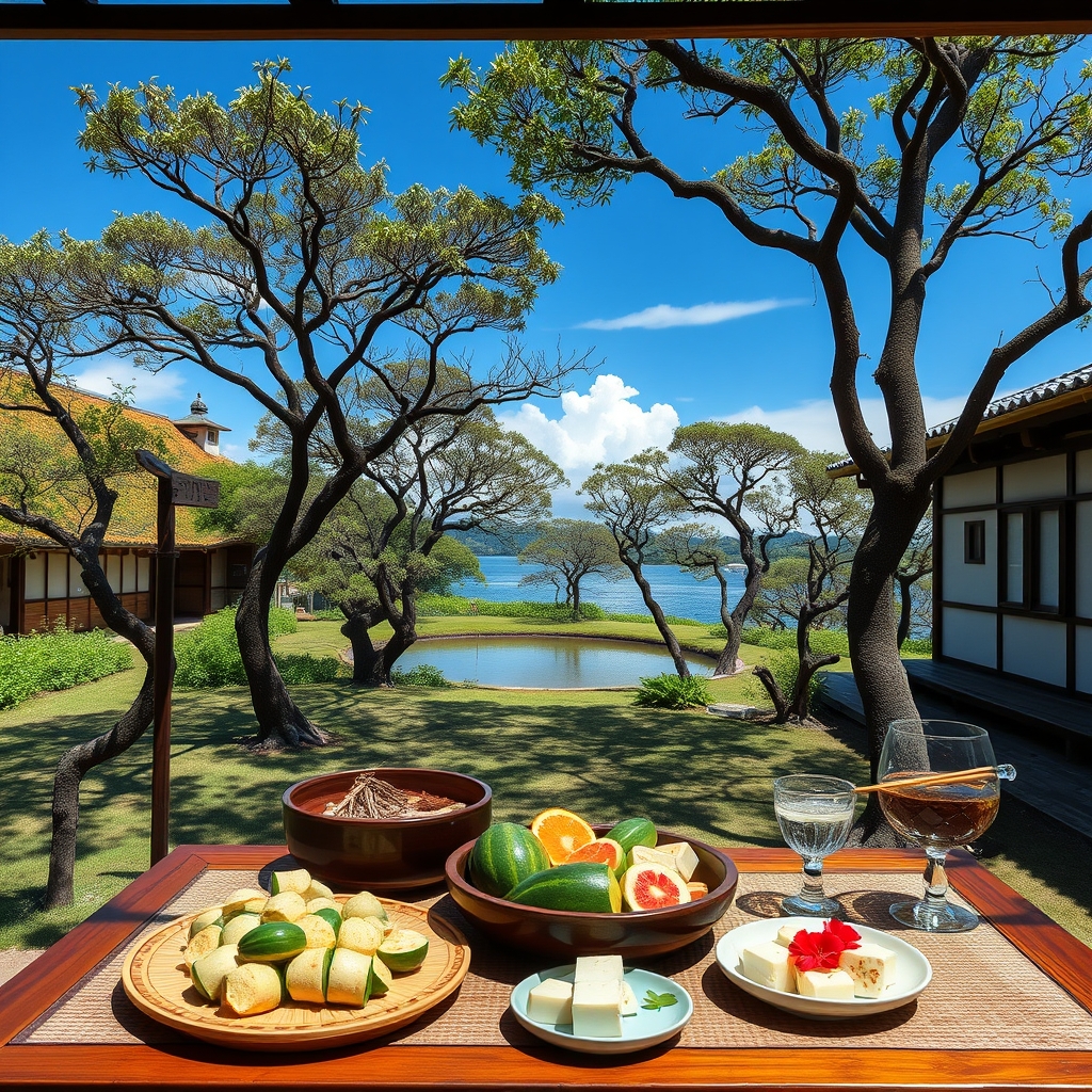 media-1-1662 Japanisches Okinawa Super-Food Zen Menü mit Goya Champuru und langlebigen Inselkräutern