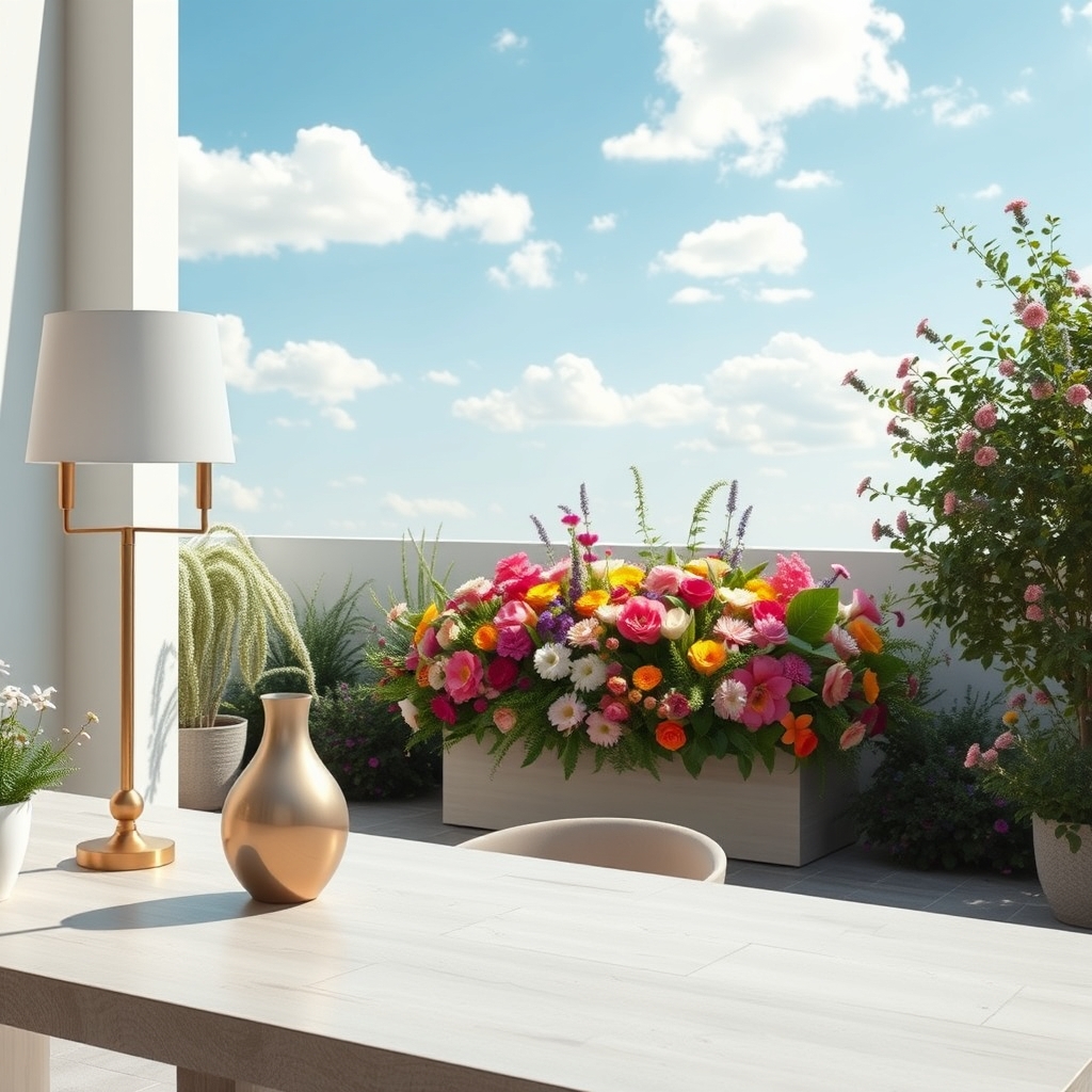 Eine deutsche Landschaft mit Bergen und einem See