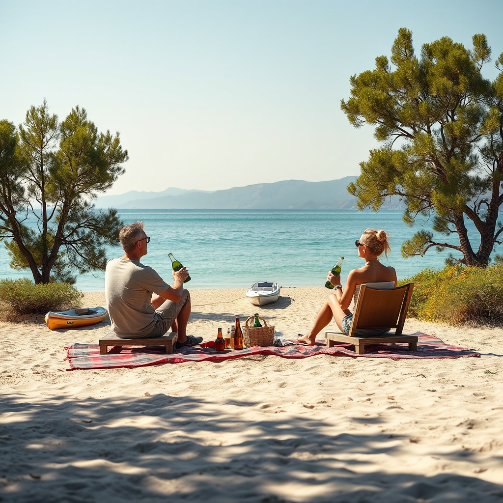 Ein Bild von einer schönen Landschaft mit Bergen und einem See