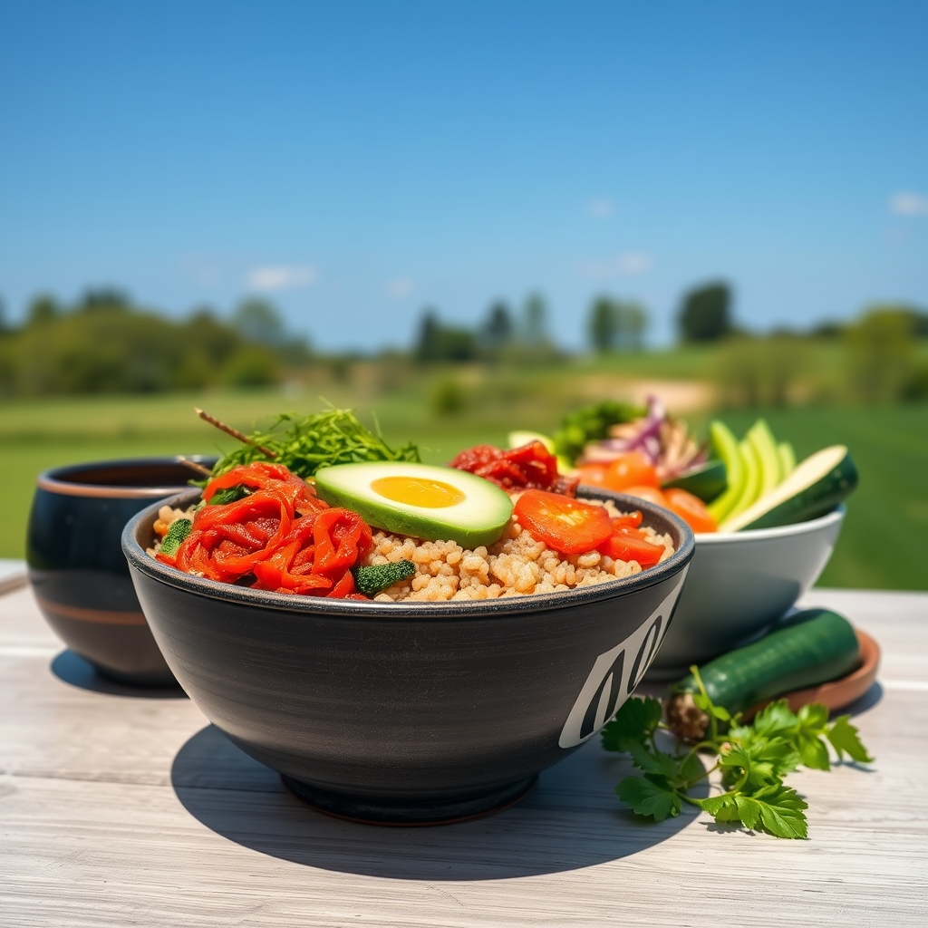 media-1-1725 Koreanisches Superfood Bibimbap mit fermentiertem Kimchi und Sesam Quinoa