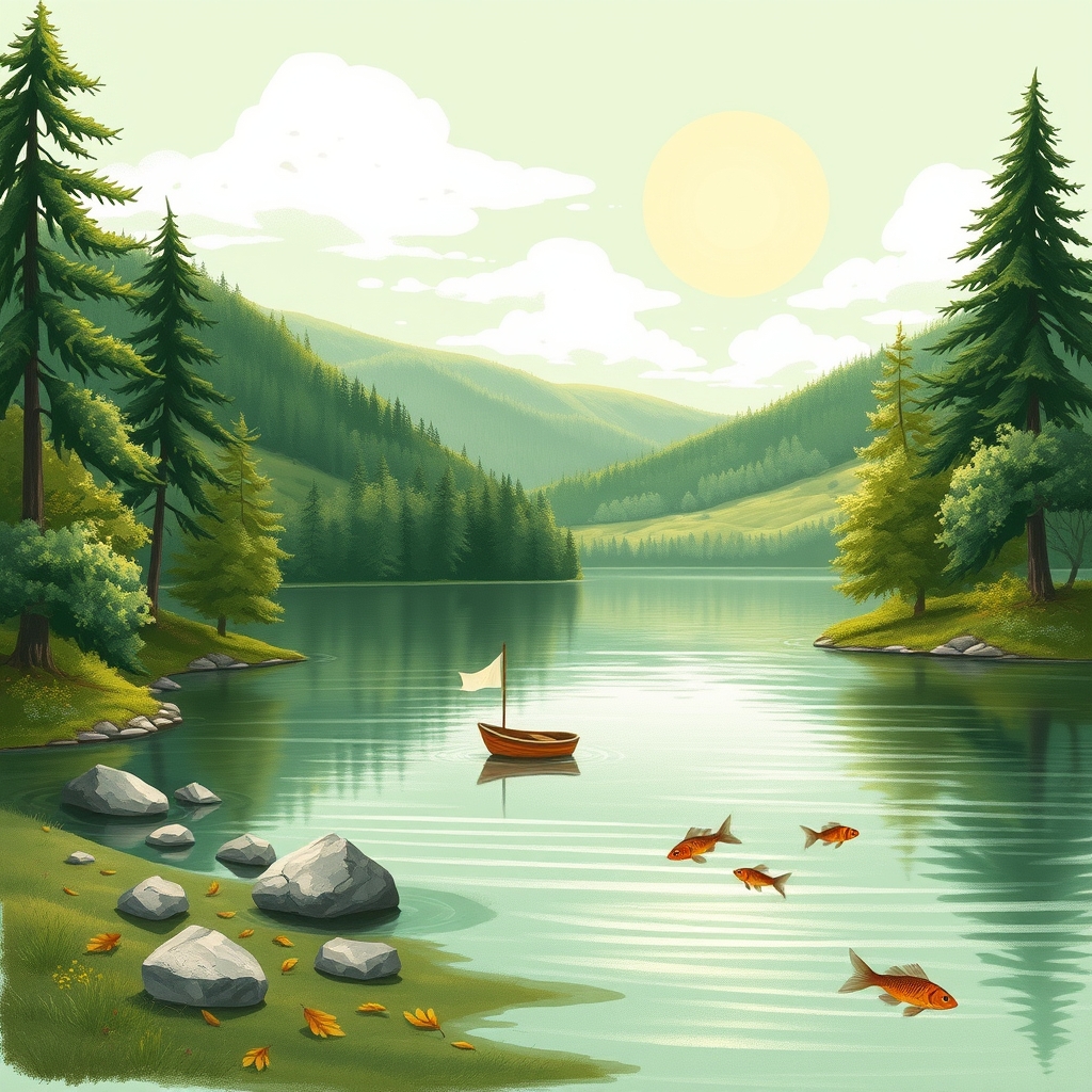 Ein Beispielbild mit Beschreibung