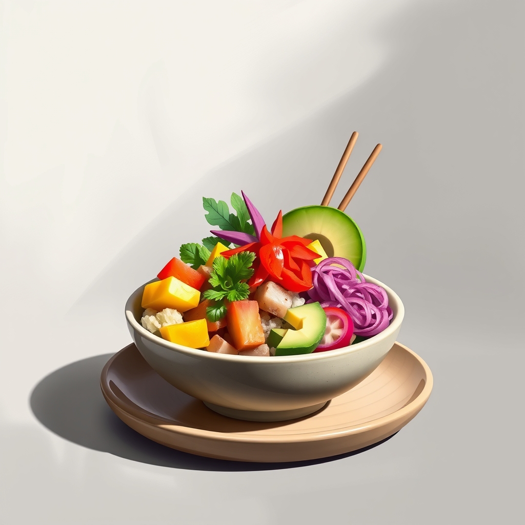 media-1-1815 Rainbow Buddha Bowl meets Hawaiian Poke