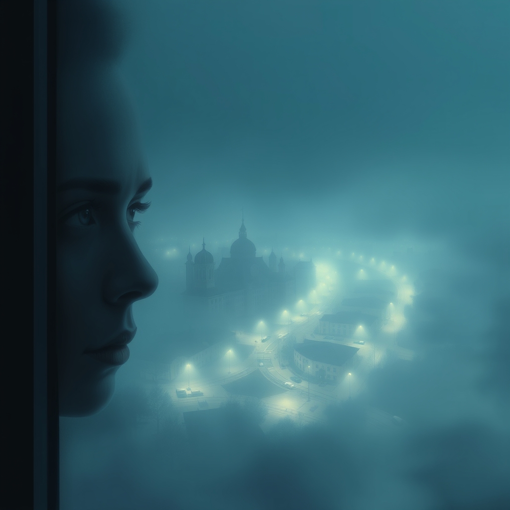 Ein Bild von einer grünen Wiese mit einem blauen Himmel