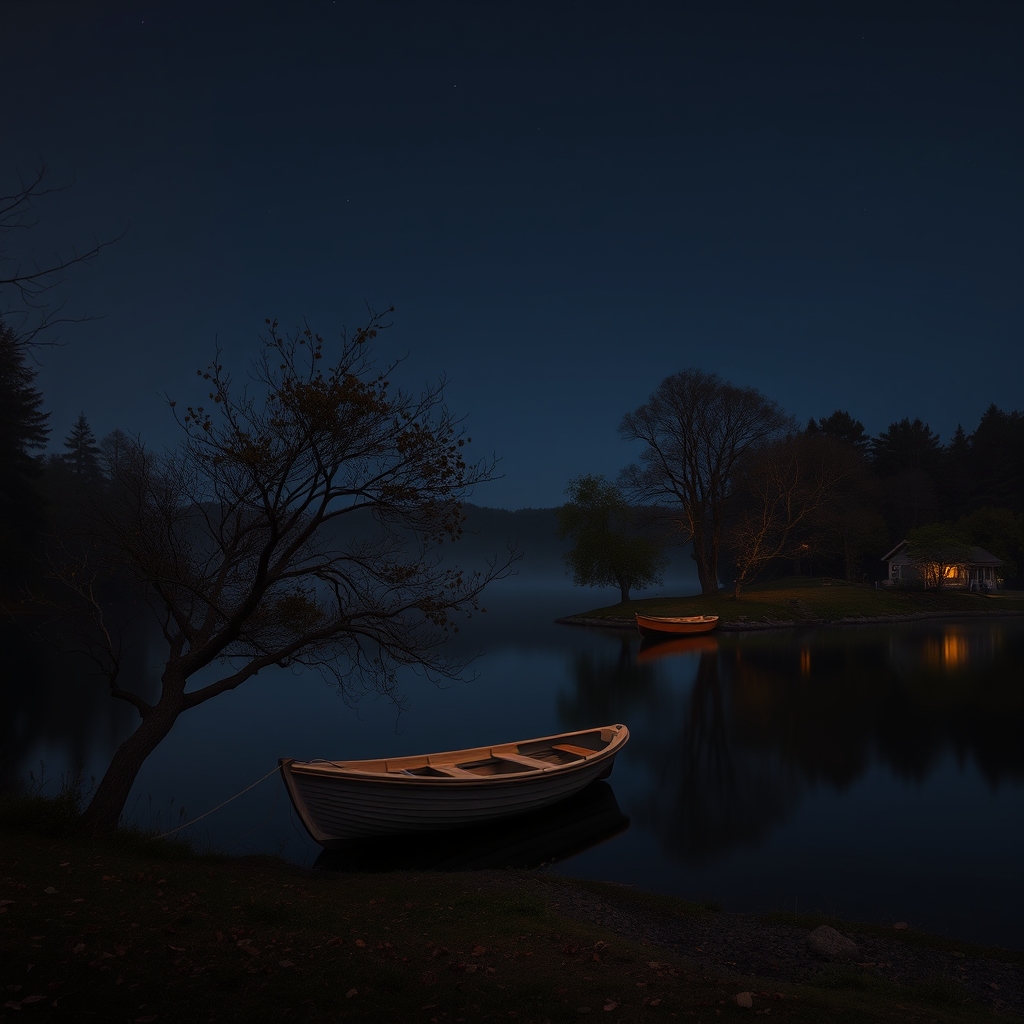 Eine deutsche Landschaft mit Bergen und einem See