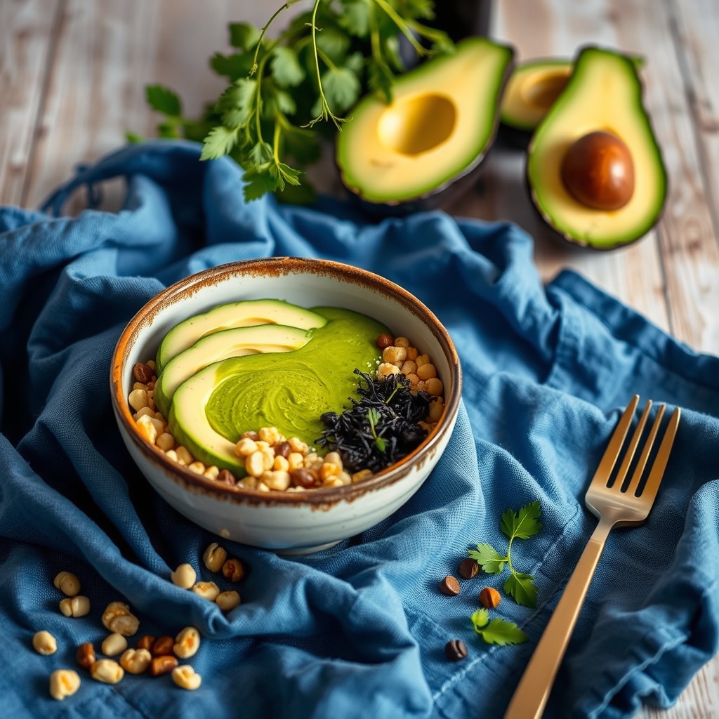 media-1-2221 Japanische Power-Bowl mit Matcha-Avocado-Dressing