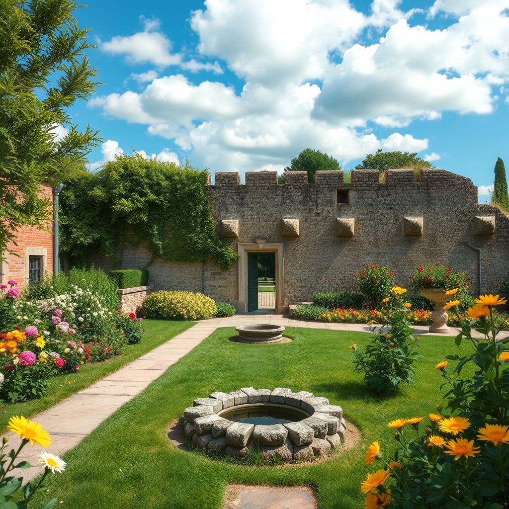 Eine deutsche Landschaft mit Bergen und einem See