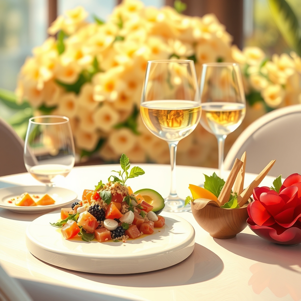 media-1-2365 Peruanische Superfood-Ceviche Königskokosnuss Avocado Quinoa und Sacha Inchi