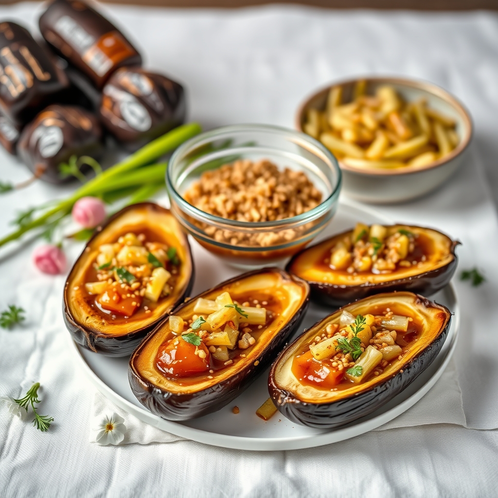 media-1-2392 Japanische Miso Maple Glasierte Auberginen – Umami trifft süße Balance