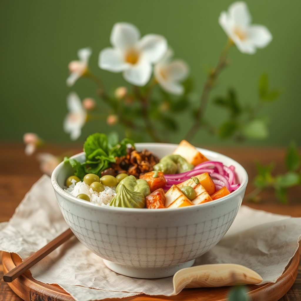 media-1-2518 Japanische Power-Bowl mit Matcha-Avocado-Dressing