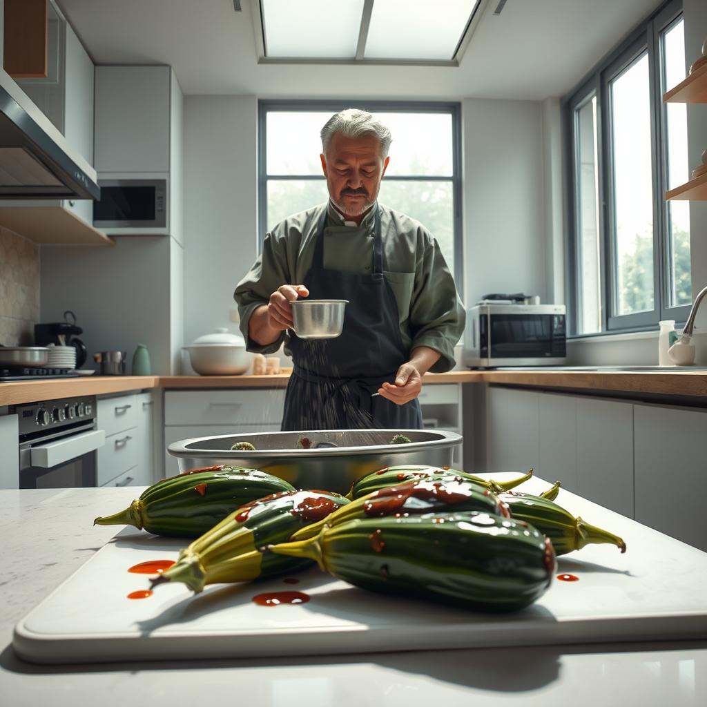 media-1-2527 Japanische Miso-Glasierte Auberginen mit Yuzu-Sesam-Dressing