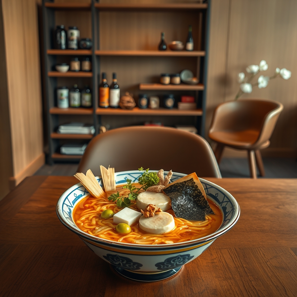 media-1-2545 Japanische Miso-Ramen mit Shirataki-Nudeln und gegrilltem Edamame-Tofu