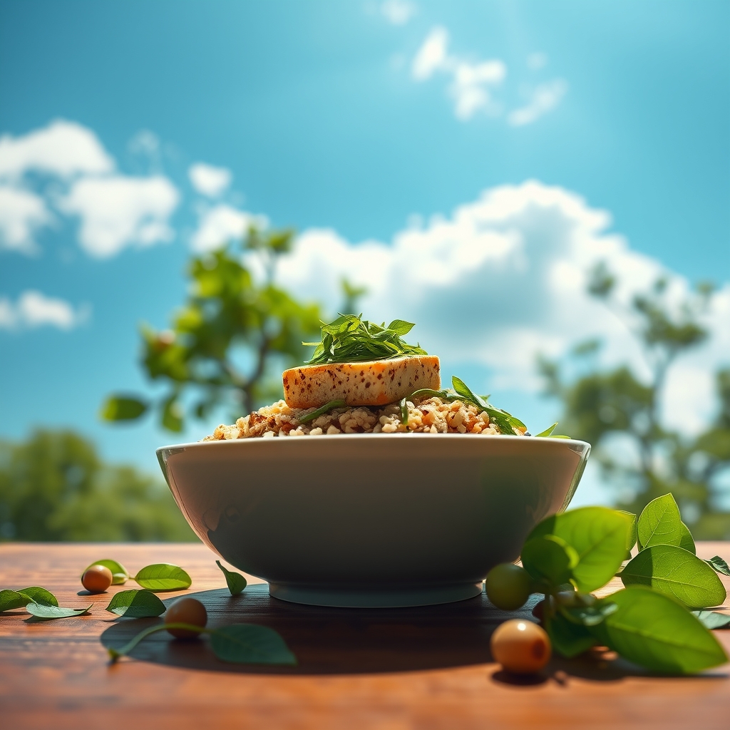 media-1-2568 Japanische Superfood-Bowl mit fermentiertem Miso-Kinwa gegrilltem Edamame-Tofu und Wakame-Kresse
