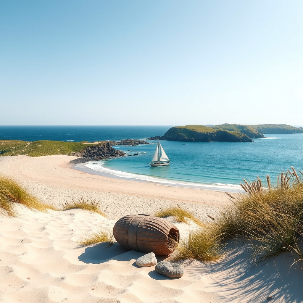 Eine deutsche Landschaft mit Bergen und einem See