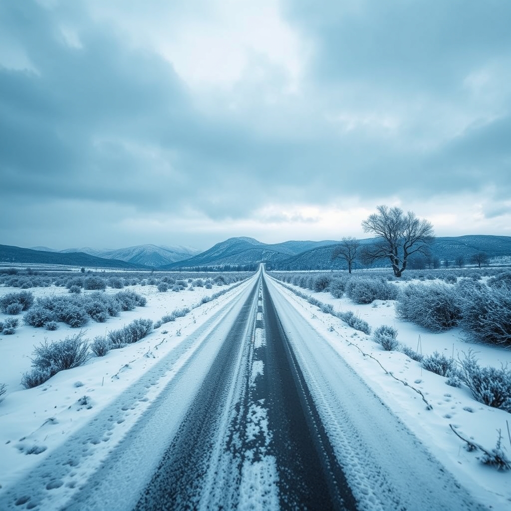 Eine deutsche Landschaft mit Bergen und einem See