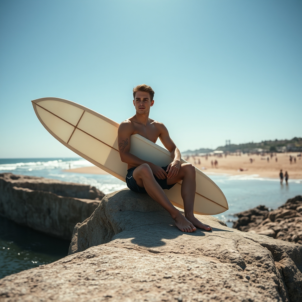 Eine deutsche Landschaft mit Bergen und einem See