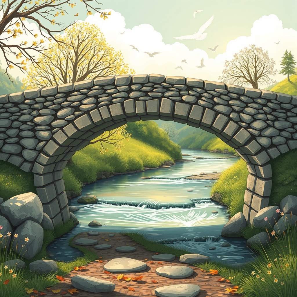 Eine deutsche Landschaft mit Bergen und einem See