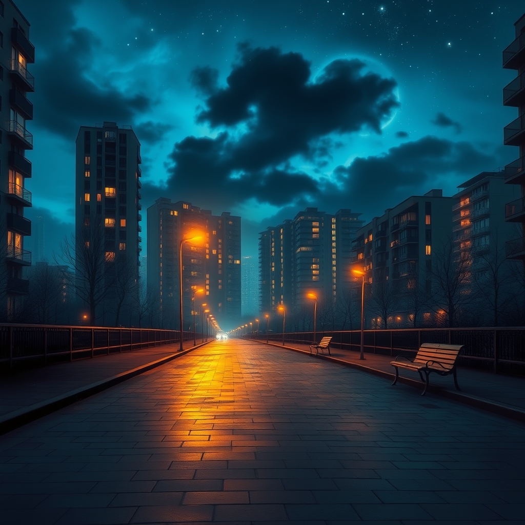 Eine deutsche Landschaft mit Bergen und einem See