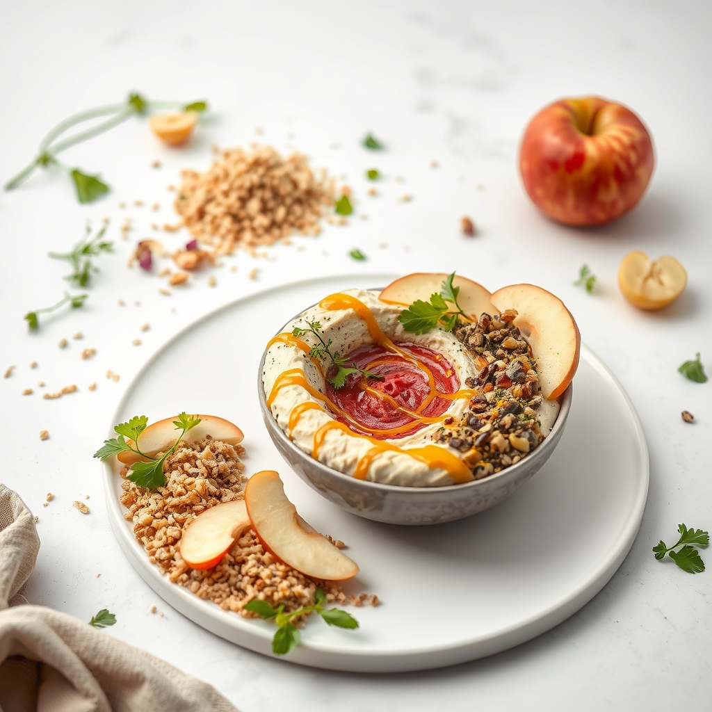media-1-381 Levantinische Power-Bowl mit Rote-Bete-Hummus Granatapfel Za’atar-Kichererbsen