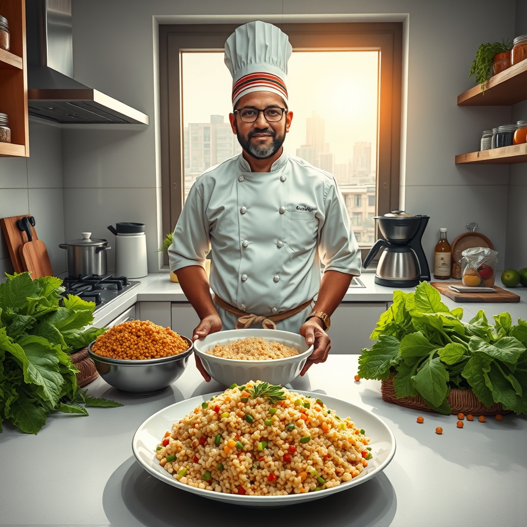 media-1-463 Peruanische Quinoa Aji de Gallina mit Amaranth Crunch und Physalis Salsa