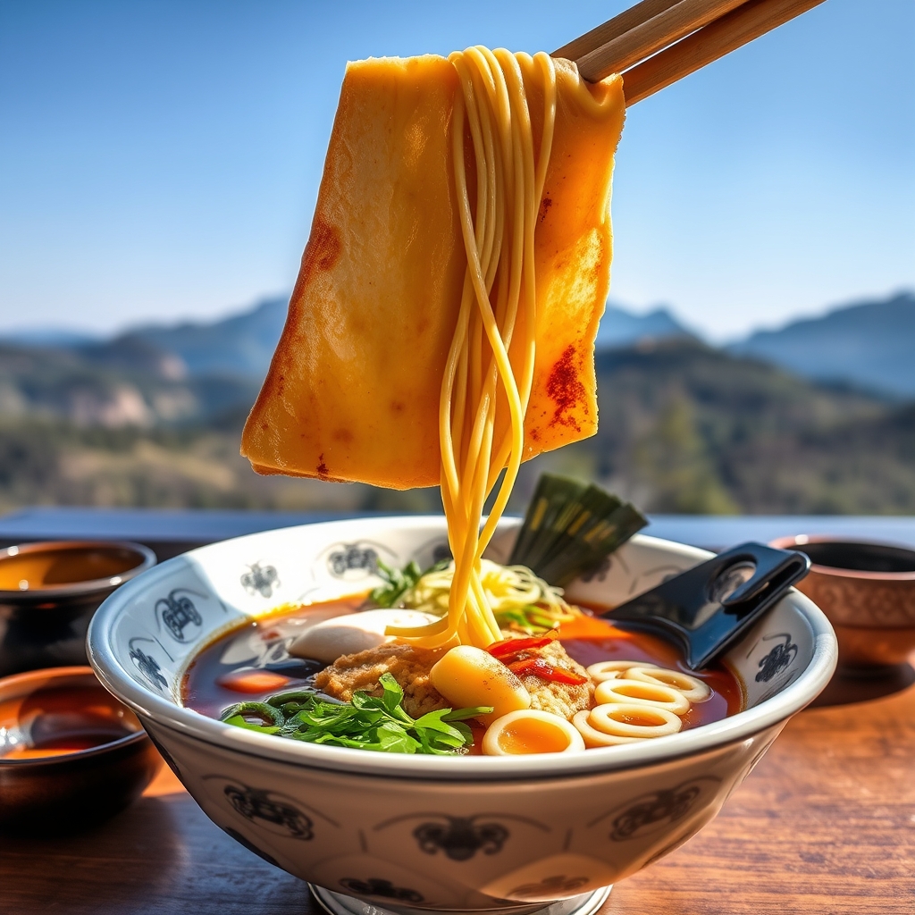 media-1-481 Japanische Miso-Ramen-Bowl mit fermentiertem Gemüse und gegrilltem Tofu
