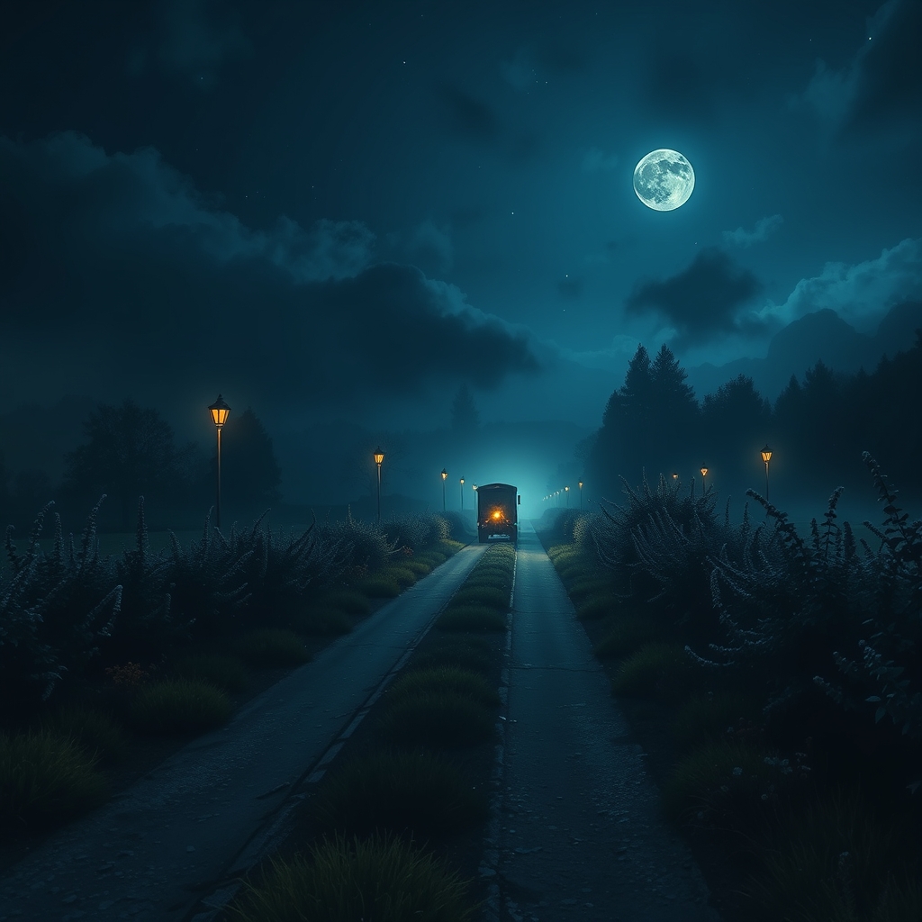 Eine deutsche Landschaft mit Bergen und einem See