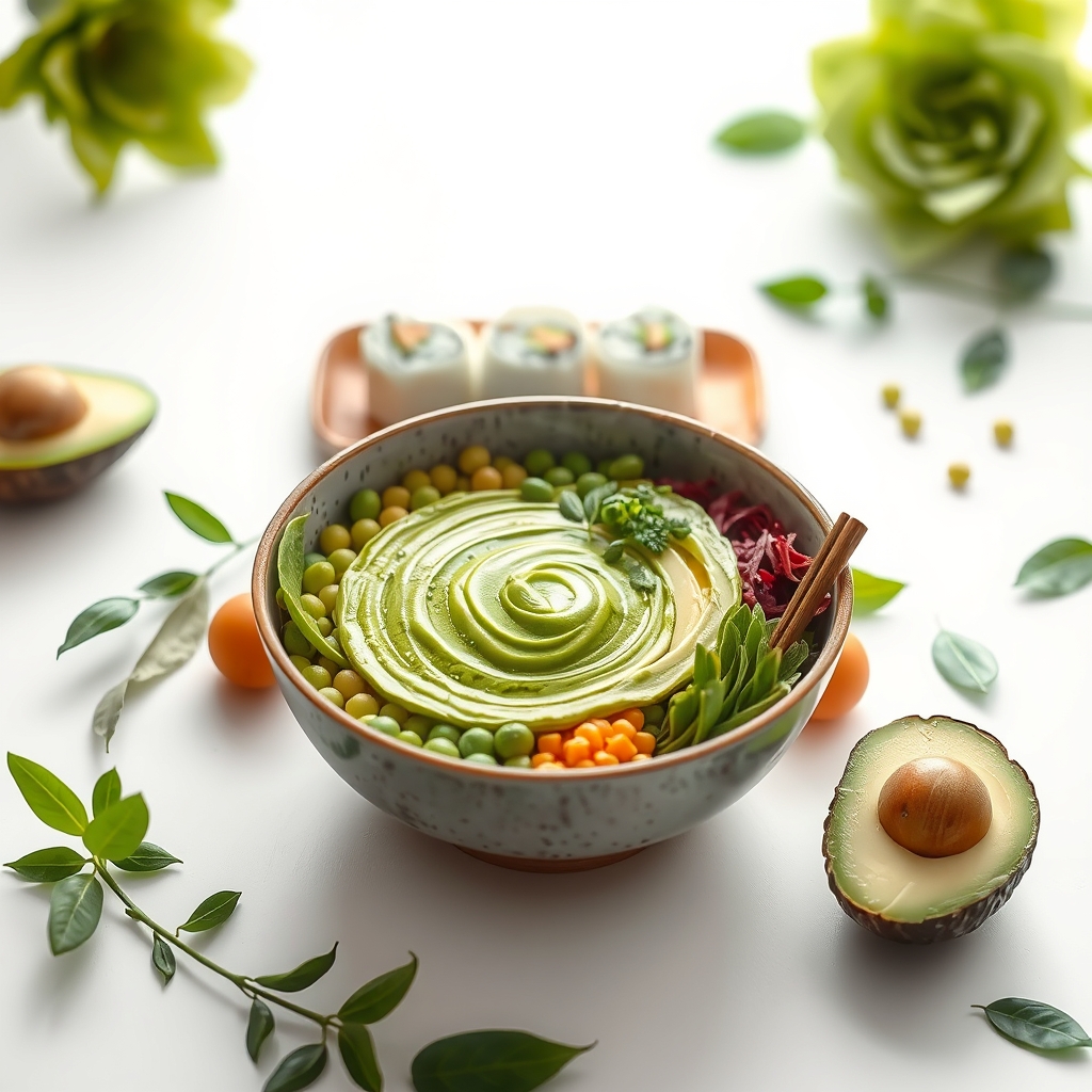 media-1-517 Japanische Power-Bowl mit Matcha-Avocado-Dressing