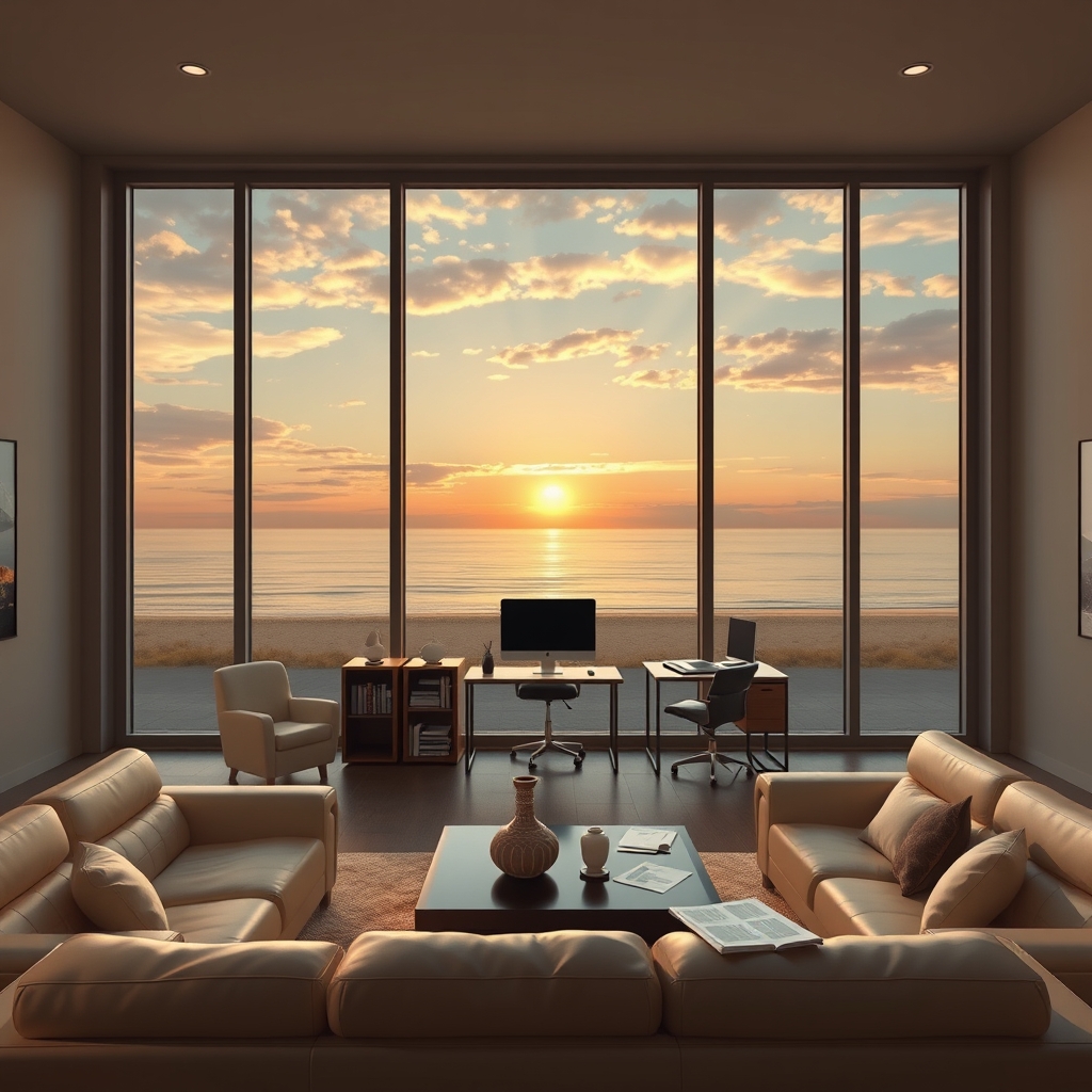 Eine deutsche Landschaft mit Bergen und einem See