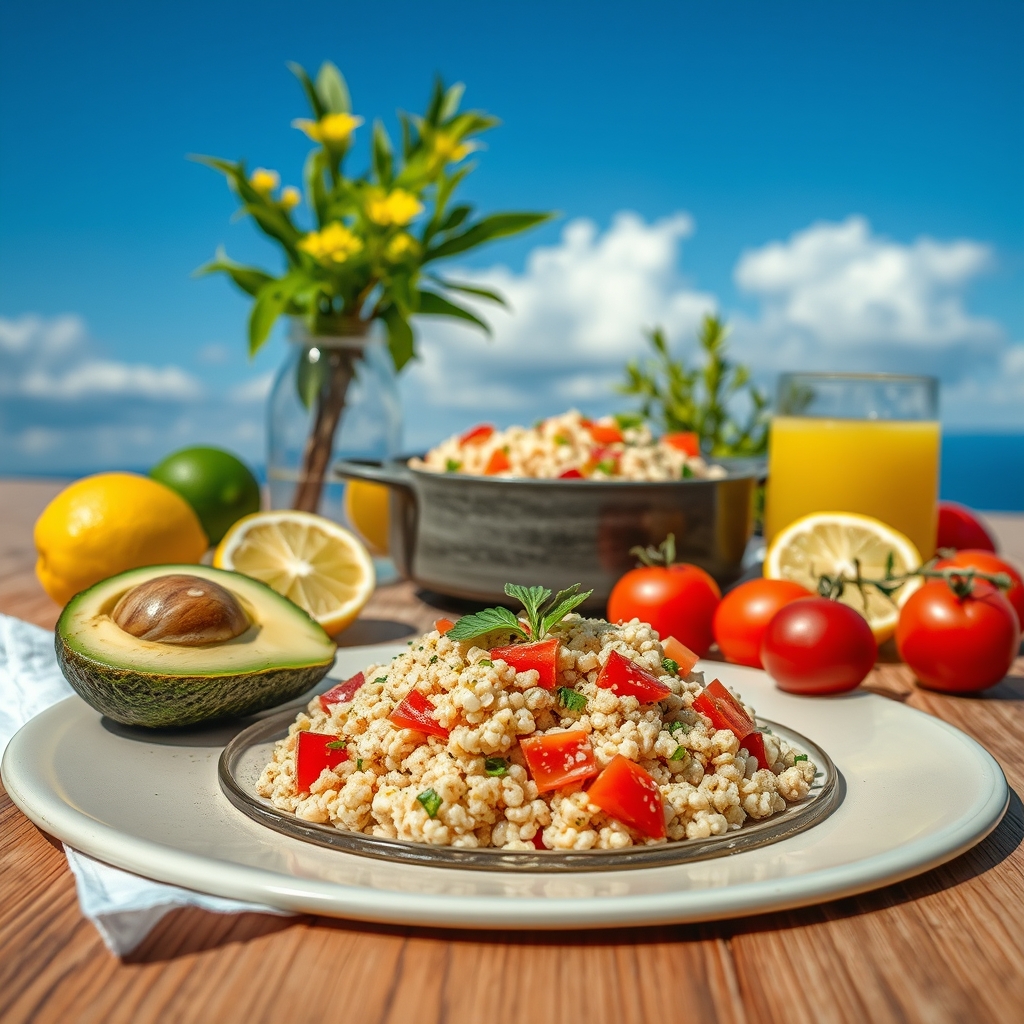 media-1-622 Peruanisches Superfood Quinoa Ceviche mit mariniertem Feldsalat