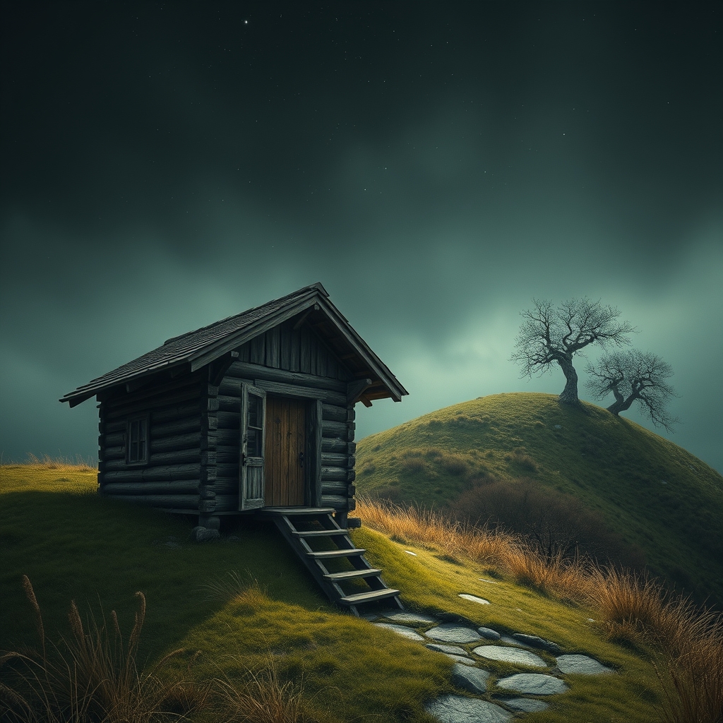 Eine deutsche Landschaft mit Bergen und einem See