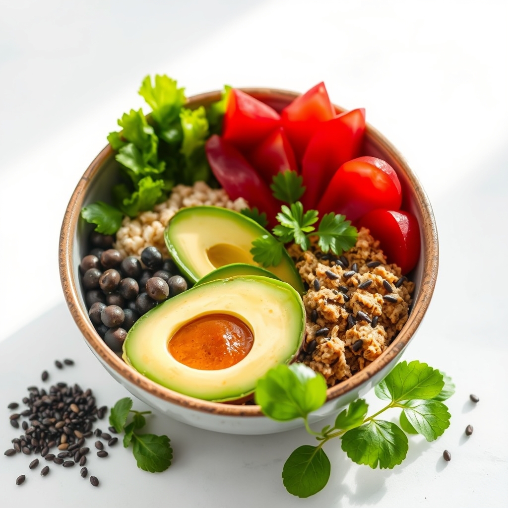 media-1-761 Superfood-Bowl aus Bali mit roter Bete, Tempeh & Erdnusssauce